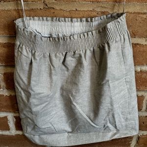 Jcrew tan and gold specks pull on skirt size 10